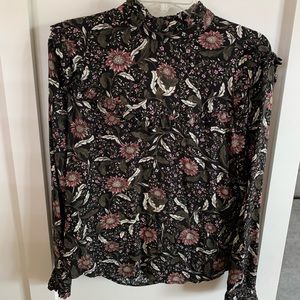 Women’s Hinge long sleeve floral blouse